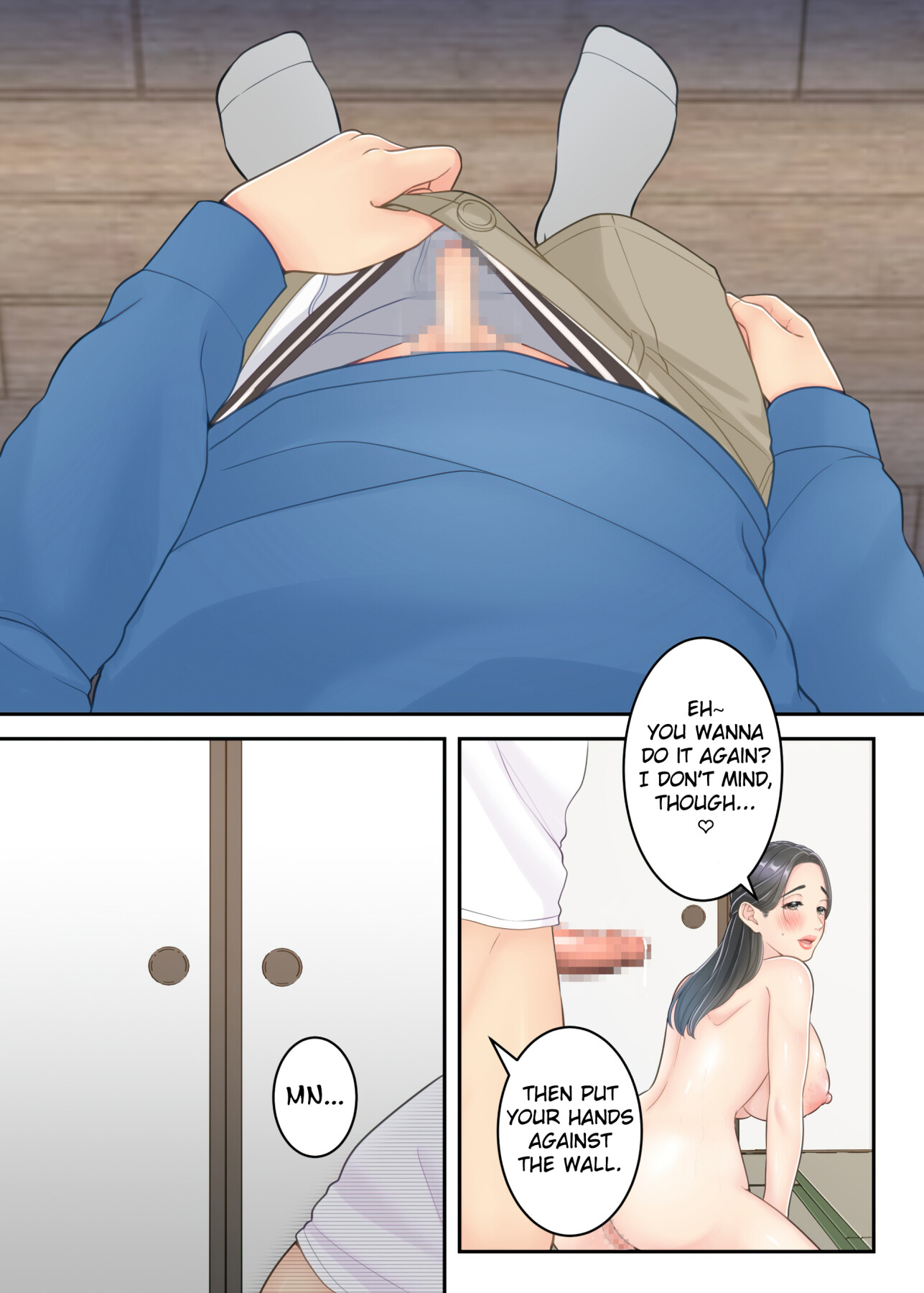 Hentai Manga Comic-My mom and the delivery guy.-Read-56